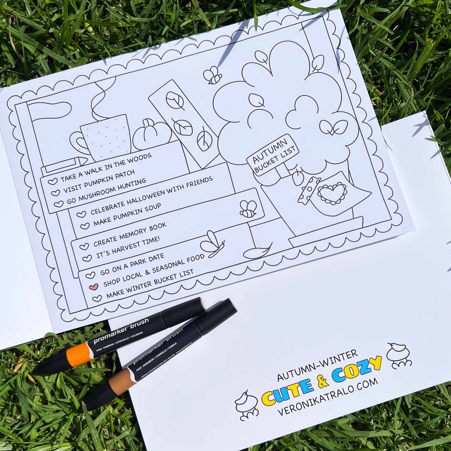 Amigos Canarios coloring book Vol.2 autumn checklist