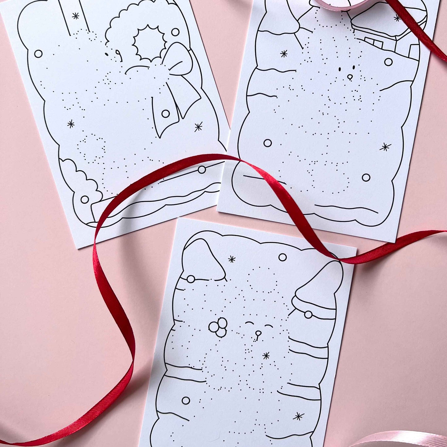 Amigos Canarios connect the dots cards set