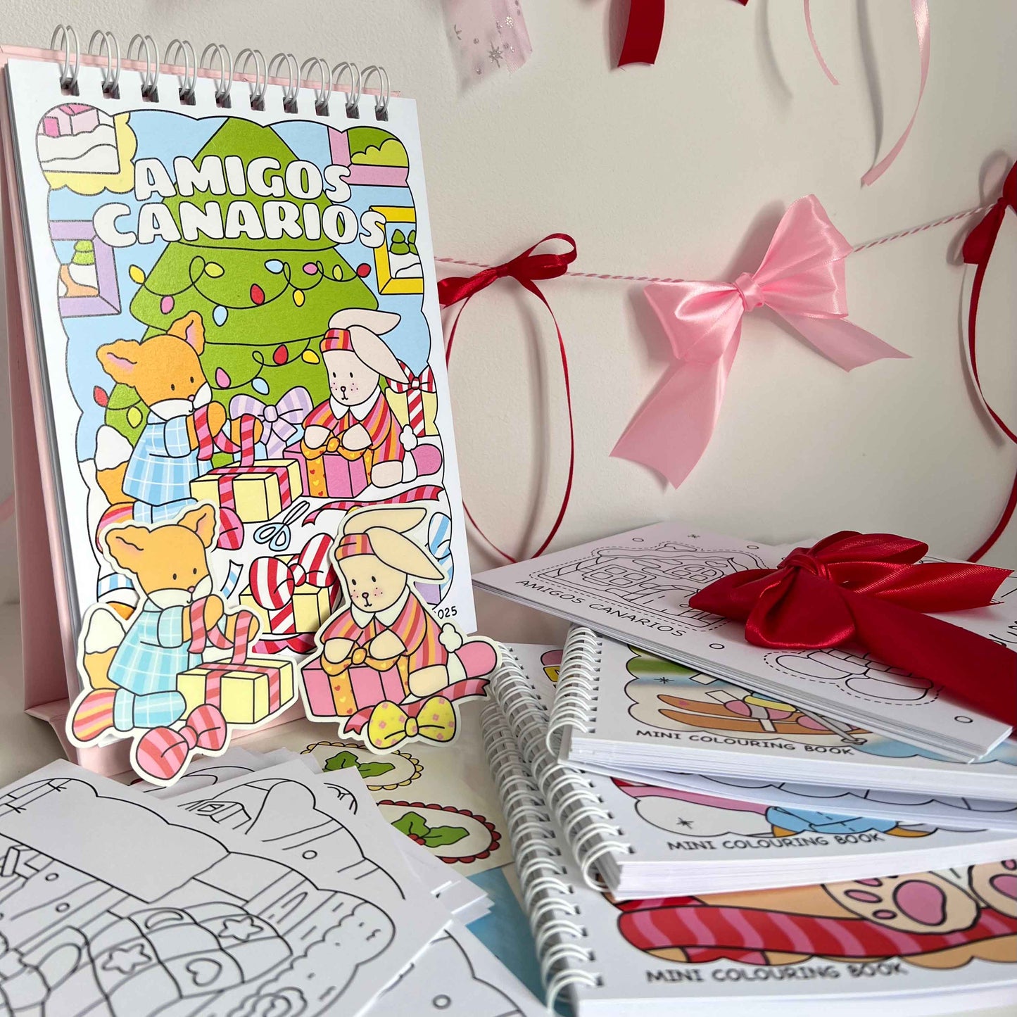 Amigos Canarios winter all coloring bundle