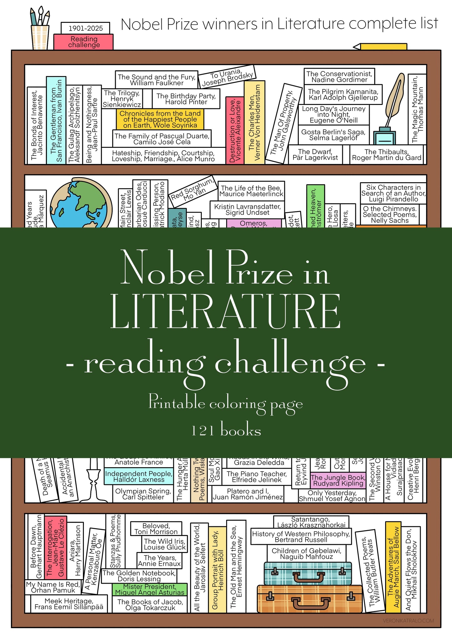 Digital download • Nobel Prize in LITERATURE reading challenge