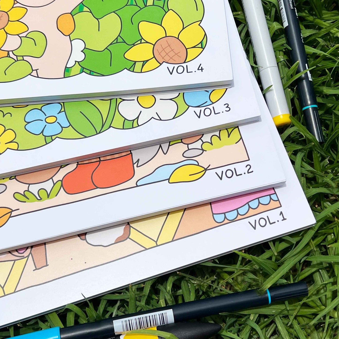 Amigos Canarios bundle all coloring book volumes