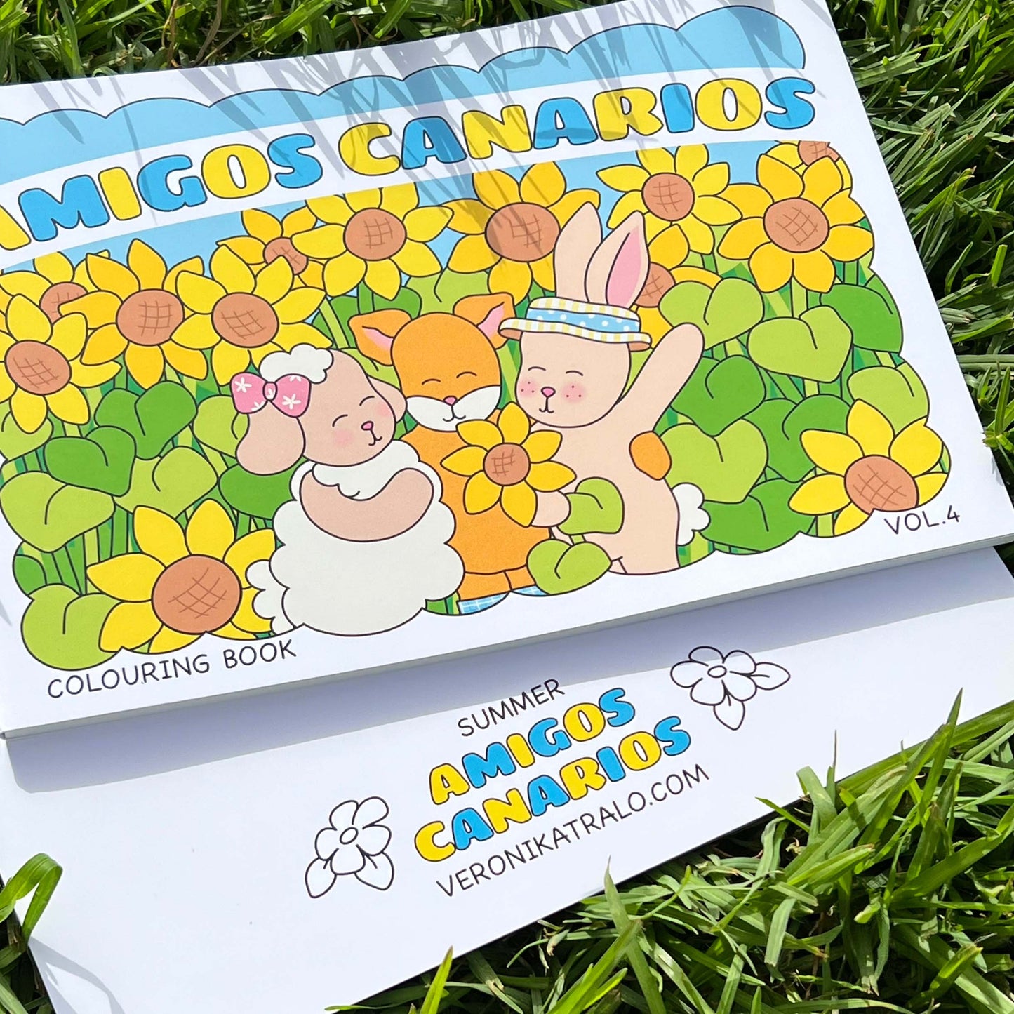 Amigos Canarios adult coloring book for alcohol markers