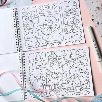 Amigos Canarios mini colouring book Vol.5 WINTER