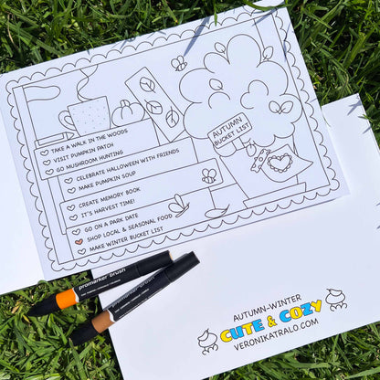 Amigos Canarios coloring book Vol.2 autumn checklist