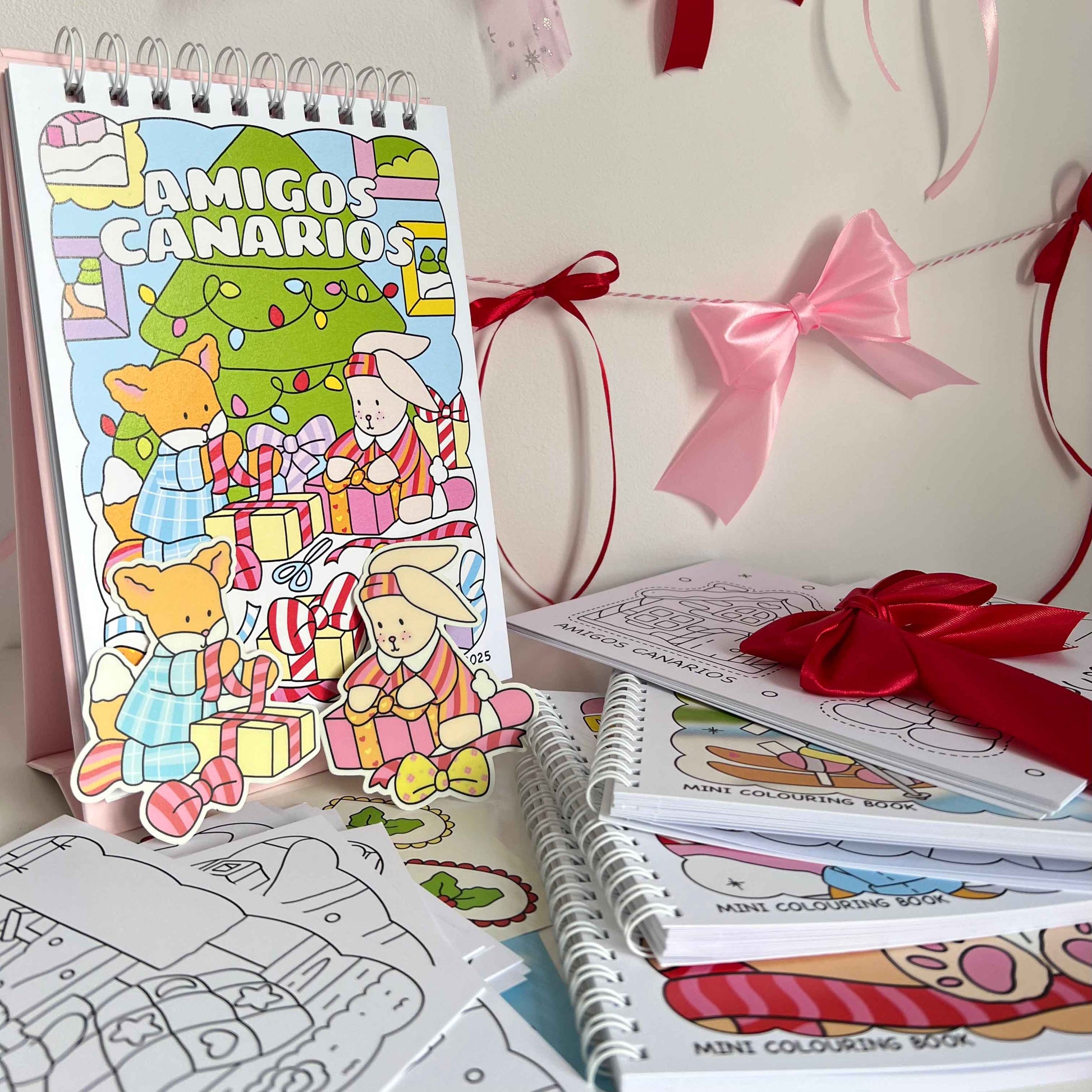 Amigos Canarios winter all coloring bundle 