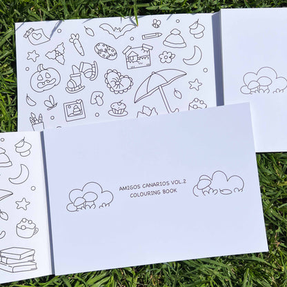CUTE & COZY Amigos Canarios adult coloring book Vol.2 