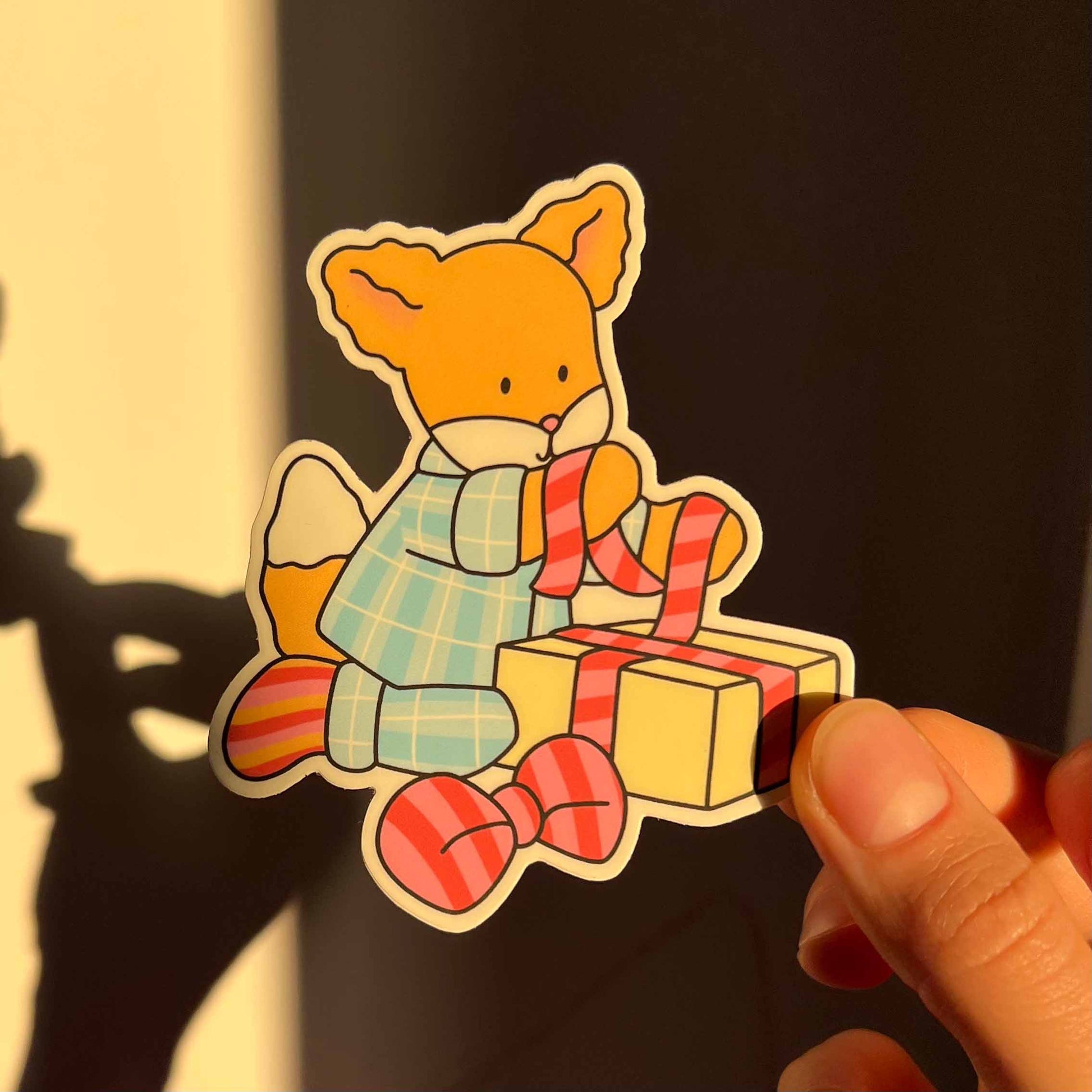 amigos canarios foxy vinyl sticker
