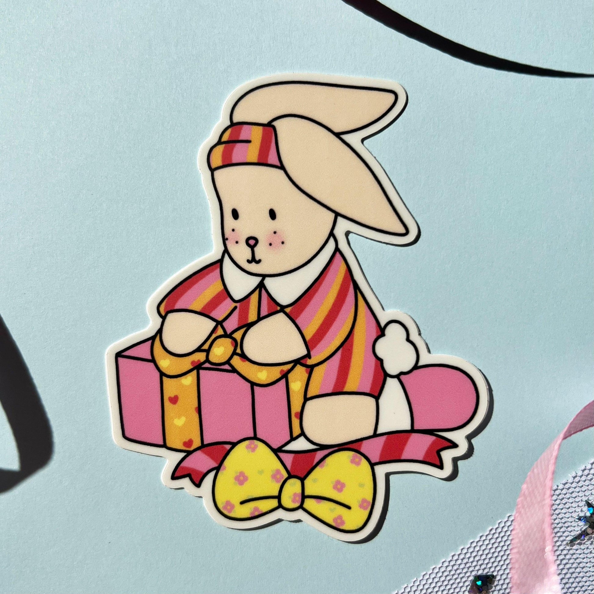 amigos canarios bunny sticker
