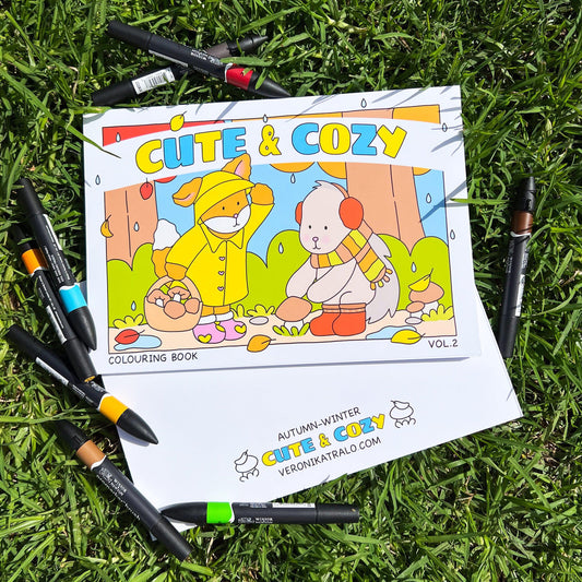 CUTE&COZY | Amigos Canarios colouring book Vol.2 - amigoscanarios