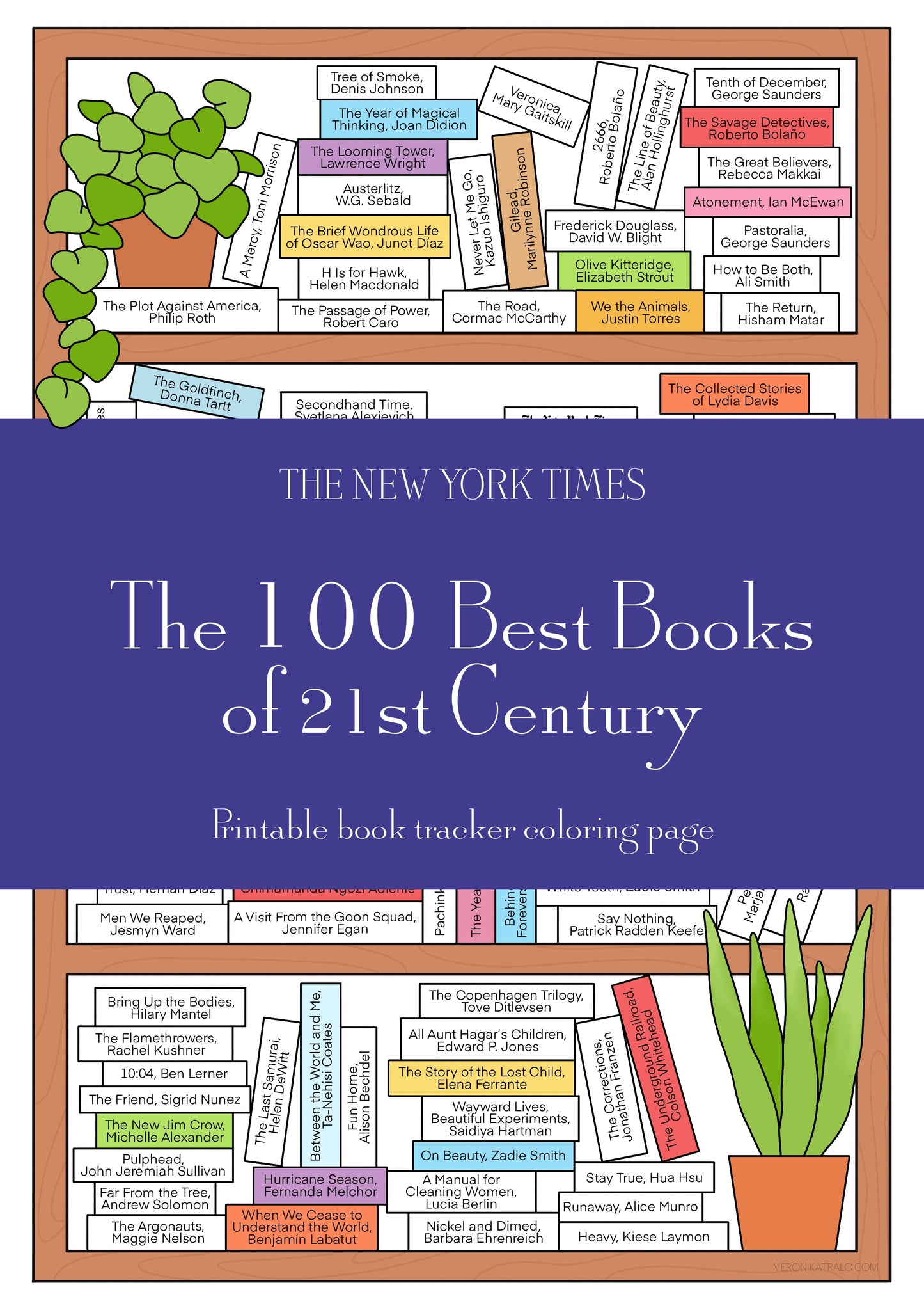 NY times 100 Best Books Reading Challenge